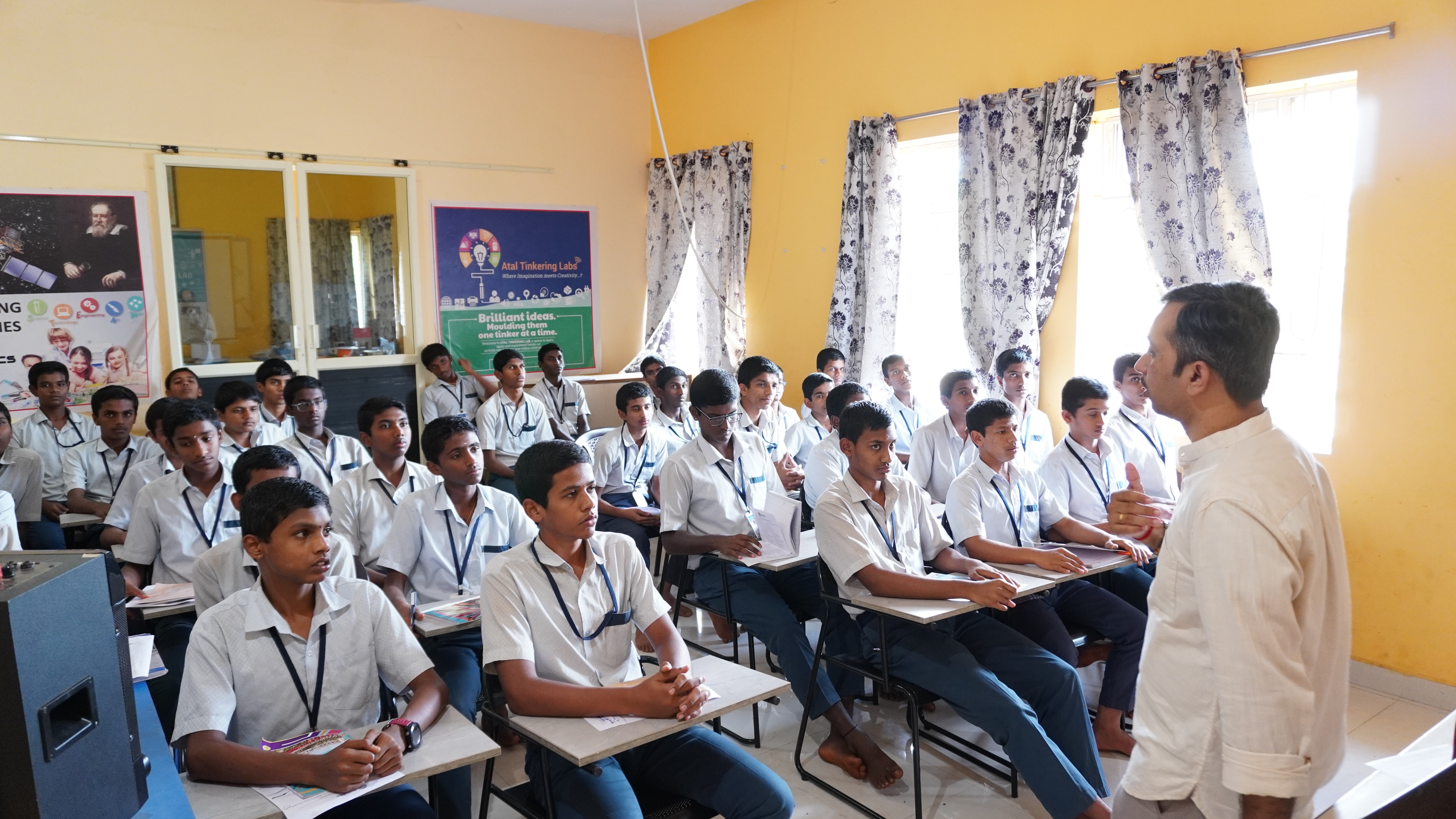 Interaction with Class 10 Students at Sri Sathya Sai Educational Institutions, Chokkady